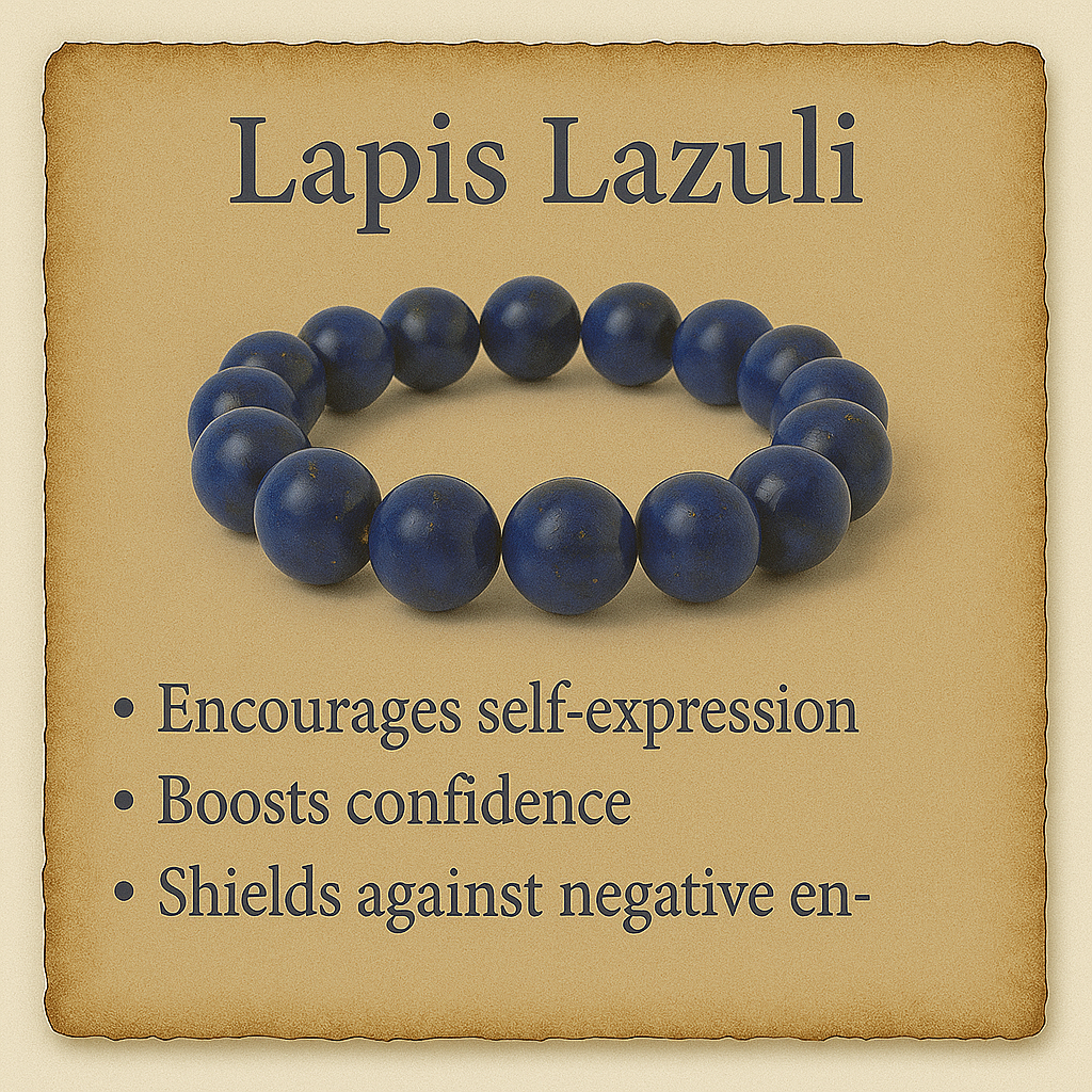 Lapiz Lazuli Crystal Bracelet