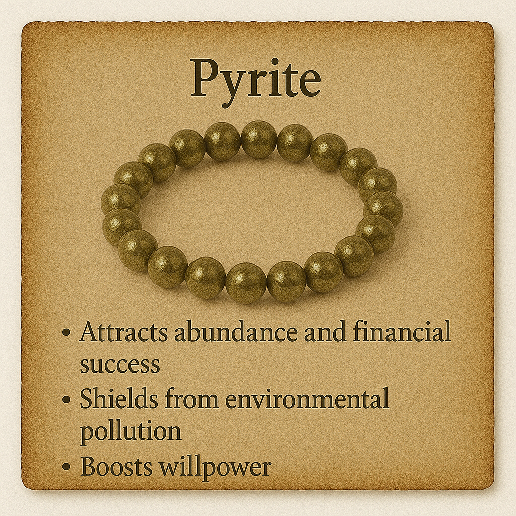 Pyrite Crystal Bracelet