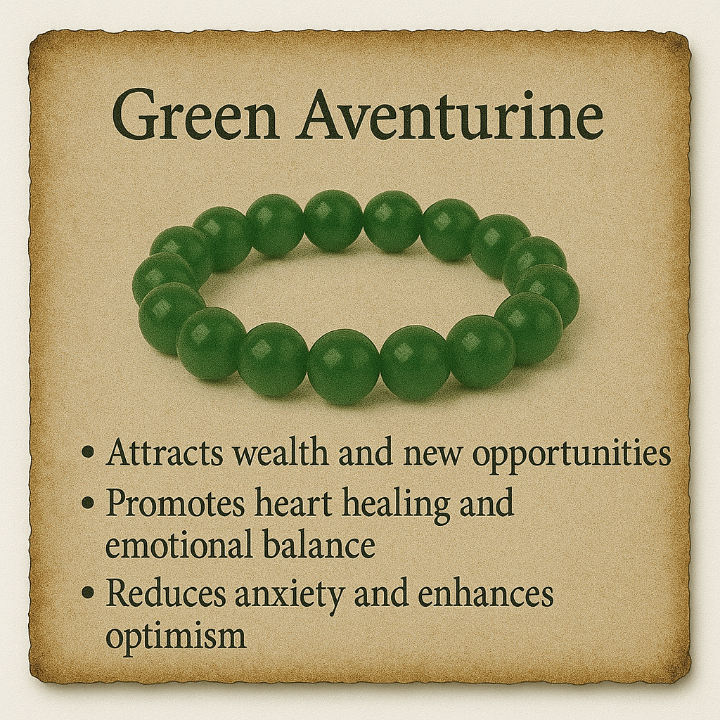 Green Aventurine Crystal Bracelet