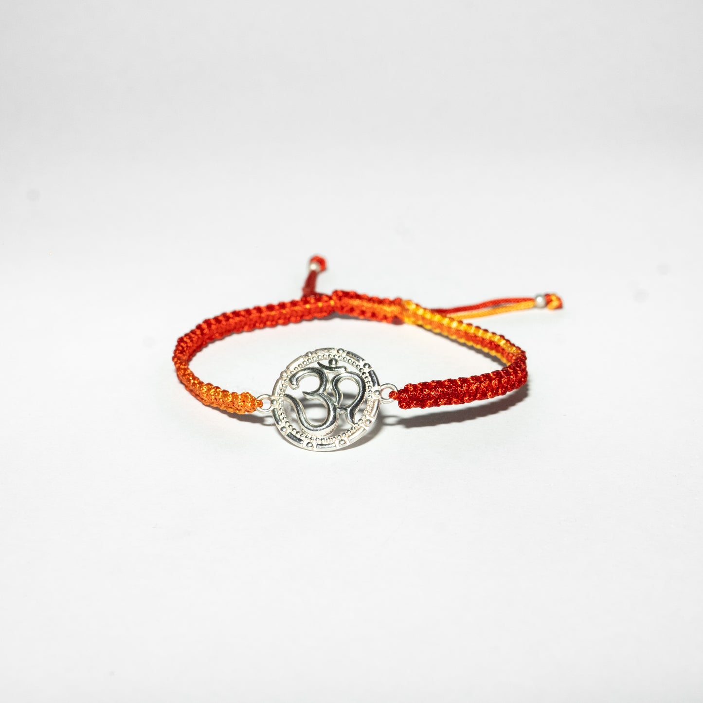 92.5 Sterling SIlver Round Om Rakhi