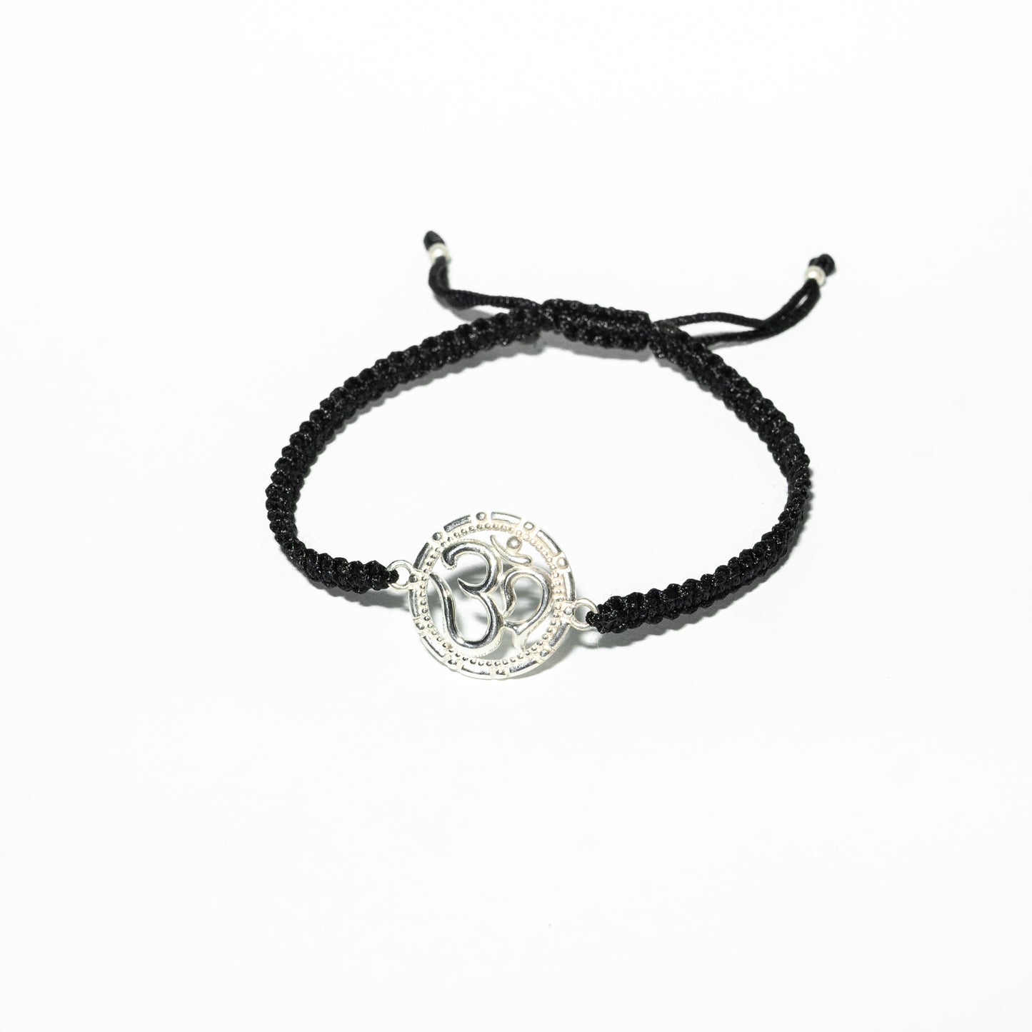 92.5 Sterling SIlver Round Om Rakhi