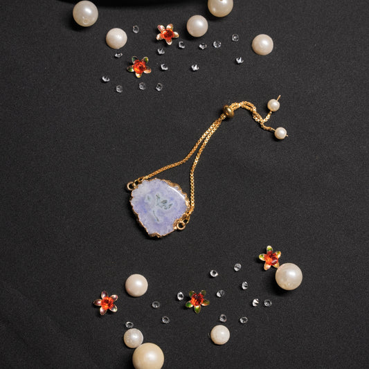 Agate drawstring chain braclet Lumba