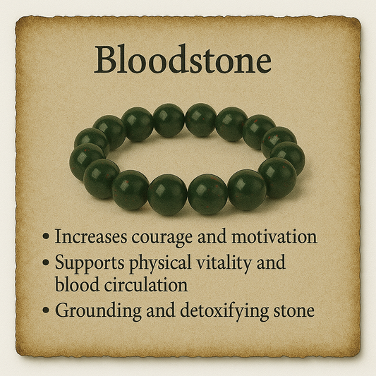 Bloodstone Crystal Bracelet