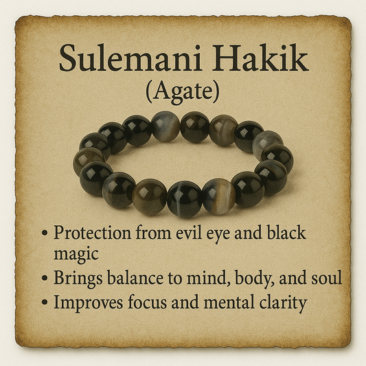Sulemani Hakik (Agate) Crystal Bracelet