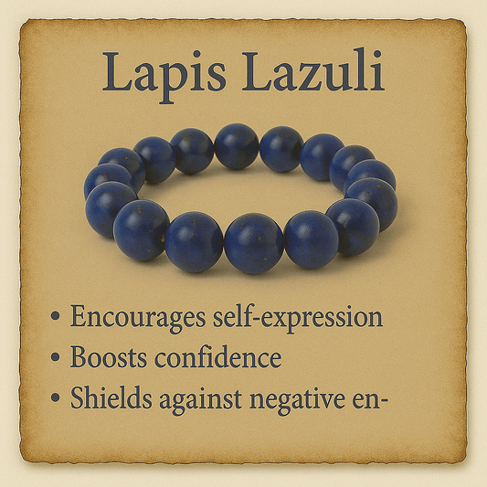 Lapiz Lazuli Crystal Bracelet