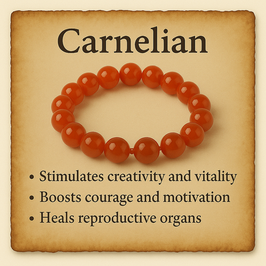 Carnelian Crystal Bracelet