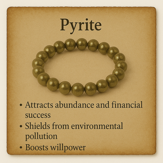 Pyrite Crystal Bracelet