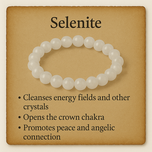 Selenite Crystal Bracelet