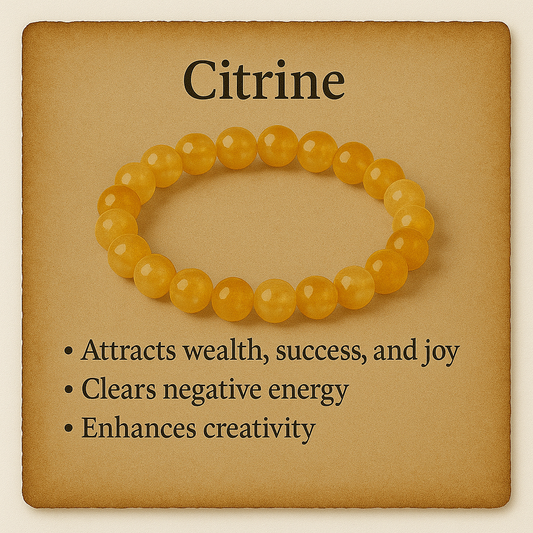 Citrine Crystal Bracelet
