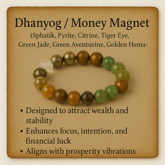 Dhanyog / Money Magnet Crystal Bracelet