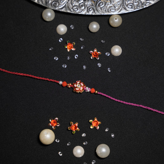 Kundan Meena maroon Flower