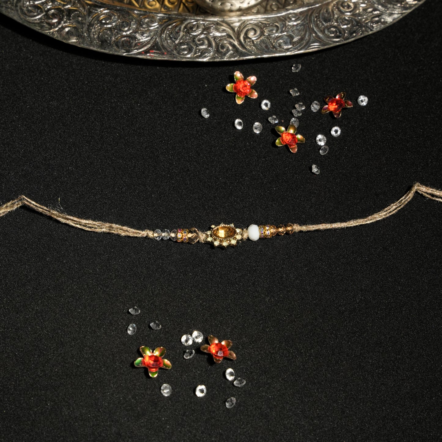 Amber Diamonte Small Rakhi