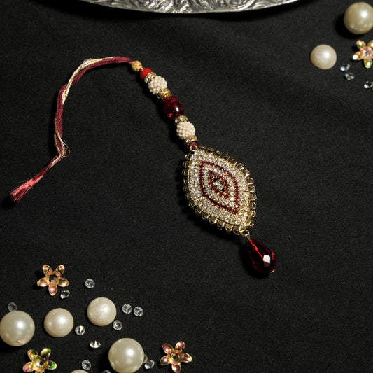 Small Diamonds red and white Lumba