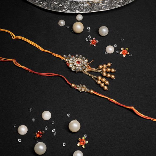 Stone Lumba Rakhi Set