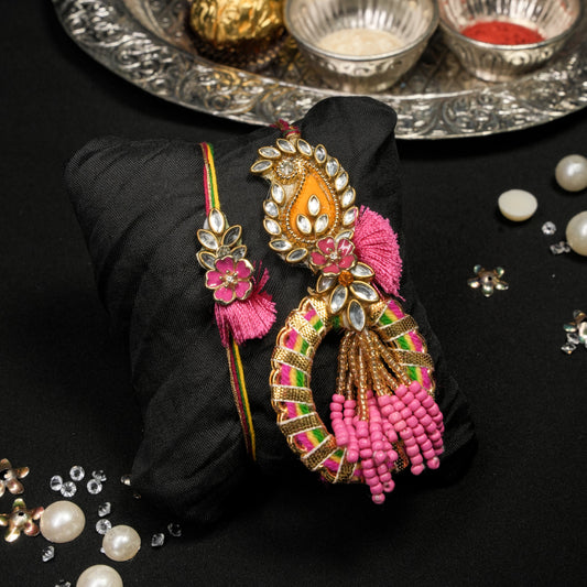 Gota Lumba Rakhi Set