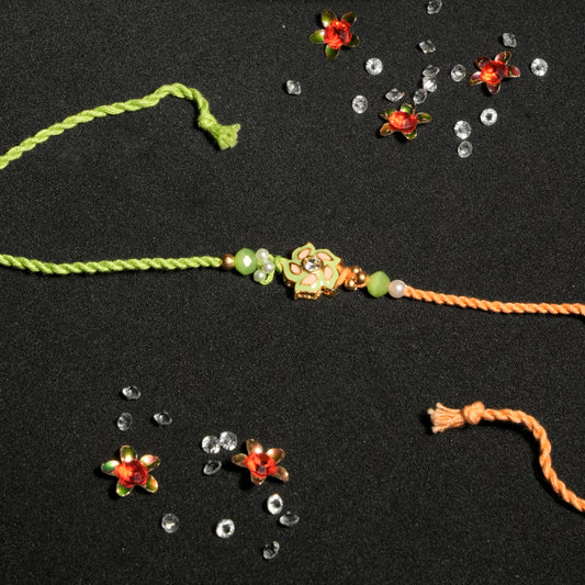 Enamel Flower Motif