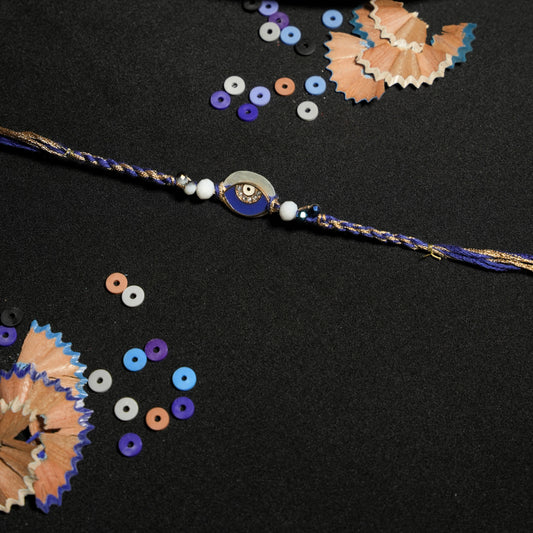 Small Evil Eye Charm On MOP