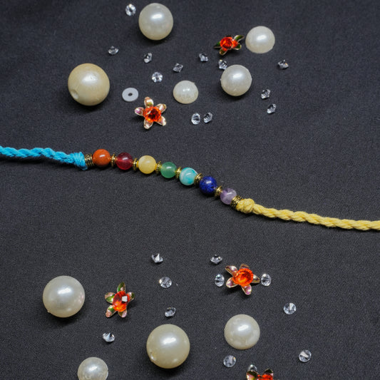 7 Chakra Bead Dhaaga in a feature card