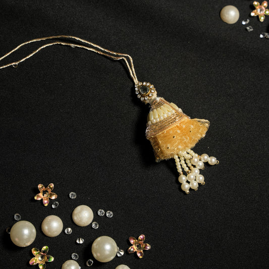 Pearl and white net Lumba