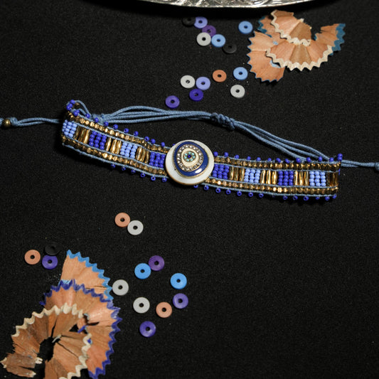 Evil Eye Boho Style drawstring band