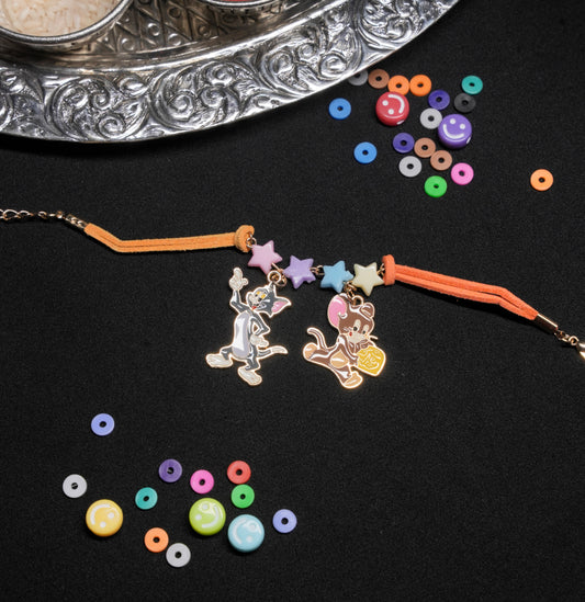 Tom&Jerry charm Braclet Rakhi