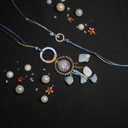 Evil Eye Lumba Rakhi Set