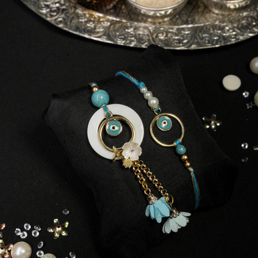 Evil Eye Lumba Rakhi Set