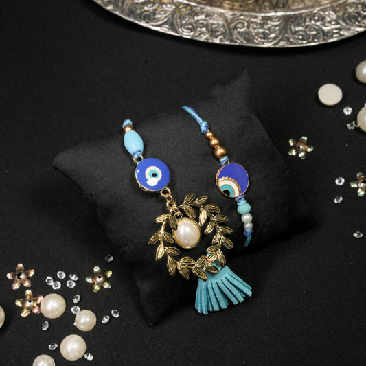 Evil Eye Lumba Rakhi Set